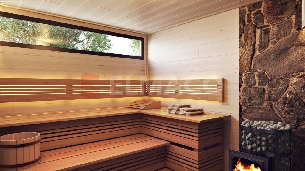 Каркасные дома в Туапсе сауна